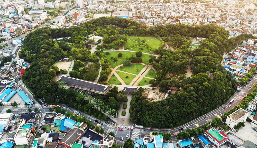 달성공원(달성토성) 항공사진